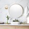 Designers Fountain Elara 5.25in 1-Light Brushed Gold Modern Indoor Vanity with Etched Glass Shade 93901-BG - alternate 2